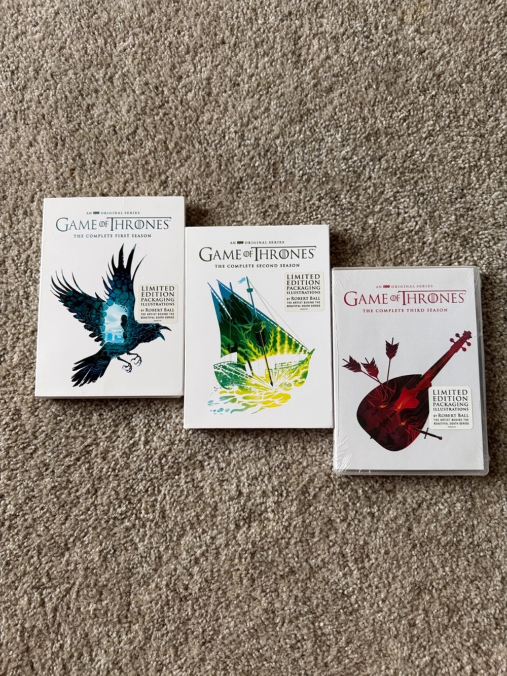 Game of Thrones DVDs Seasons 1-3